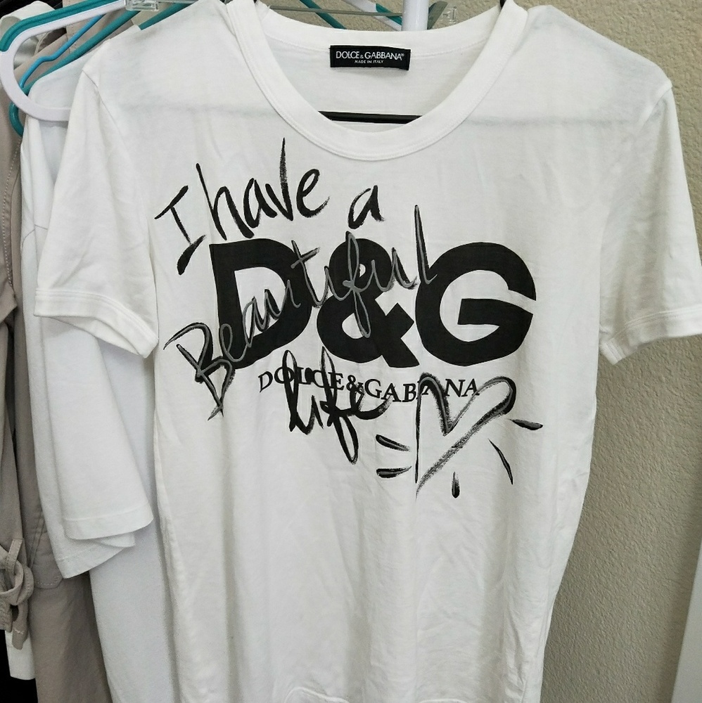 dolce gabbana women graphic tshirt